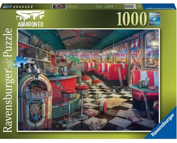 RAVENSBURGER 175093 - DECAYING DINER 1000 PIECE PUZZLE - Toyworld Frankston