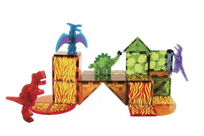 MAGNA-TILES DINO WORLD 40 PIECE SET - Toyworld Frankston