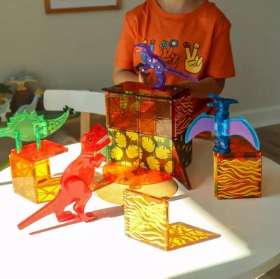 MAGNA-TILES DINO WORLD 40 PIECE SET - Toyworld Frankston