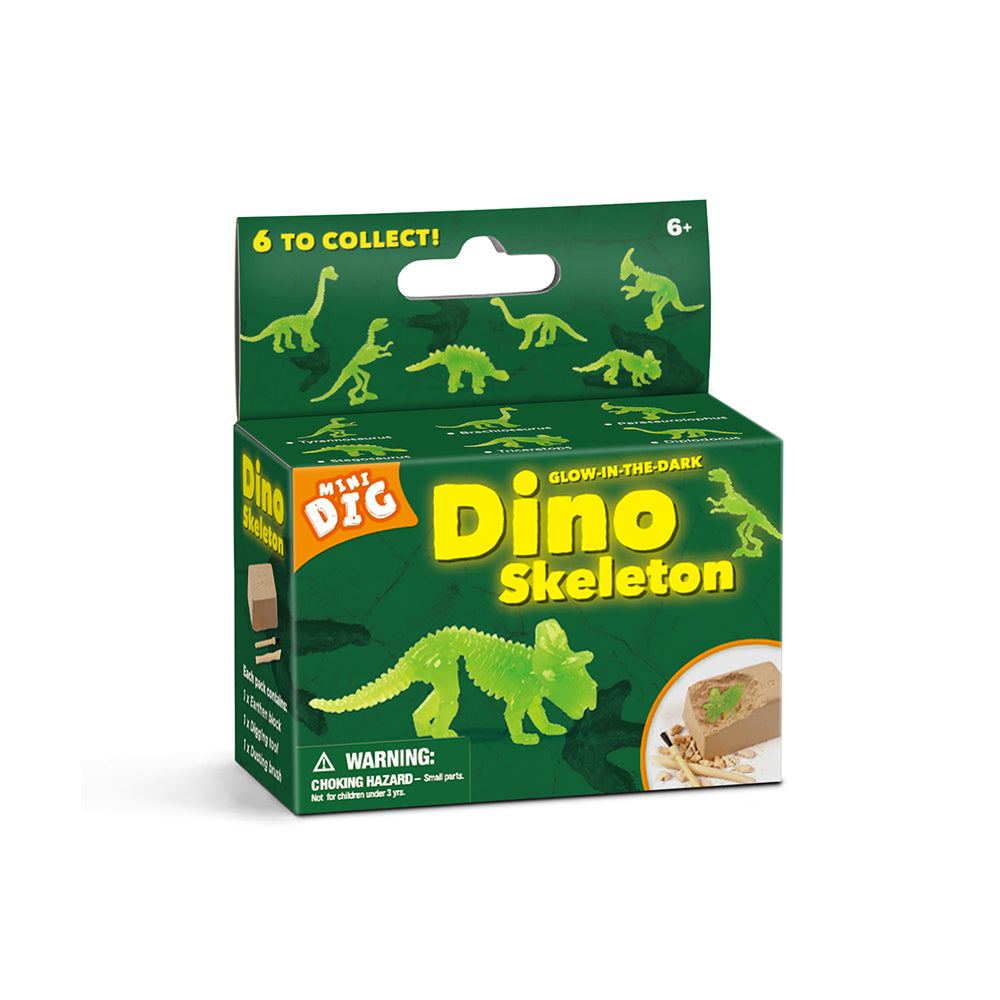 GLOW IN THE DARK DINO DIG KIT - Toyworld Frankston