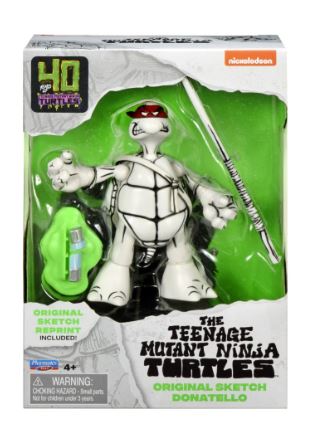 TEENAGE MUTANT NINJA TURTLES - 40TH ANNIVERSARY ORIGINAL SKETCH - DONATELLO - Toyworld Frankston