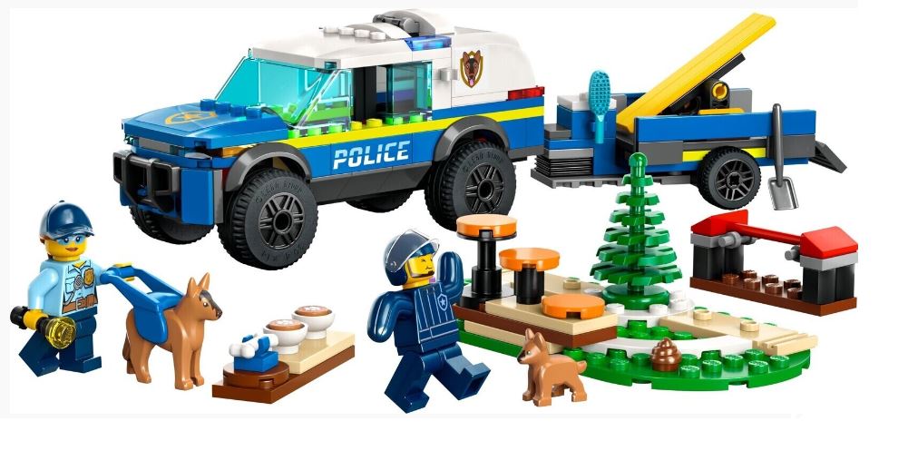 LEGO 60369 CITY MOBILE POLICE DOG TRAINING - Toyworld Frankston