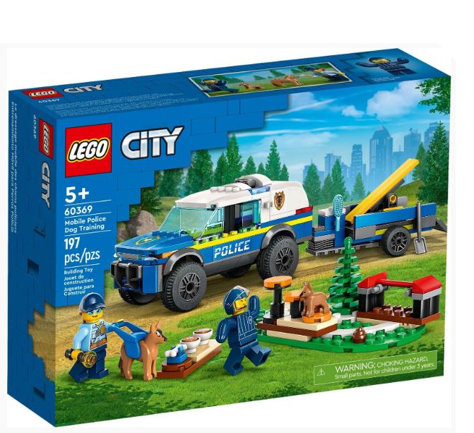 LEGO 60369 CITY MOBILE POLICE DOG TRAINING - Toyworld Frankston