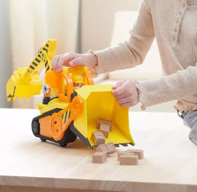 PAW PATROL RUBBLE & CREW RUBBLE'S BARK YARD DELUXE BULLDOZER - Toyworld Frankston