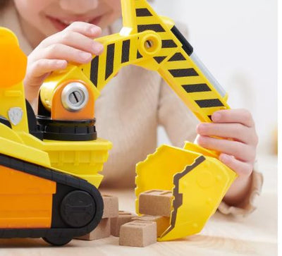 PAW PATROL RUBBLE & CREW RUBBLE'S BARK YARD DELUXE BULLDOZER - Toyworld Frankston