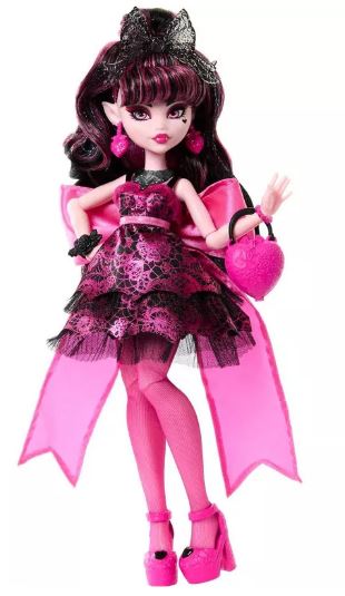 MONSTER HIGH DRACULAURA IN  MONSTER BALL PARTY DRESS - Toyworld Frankston