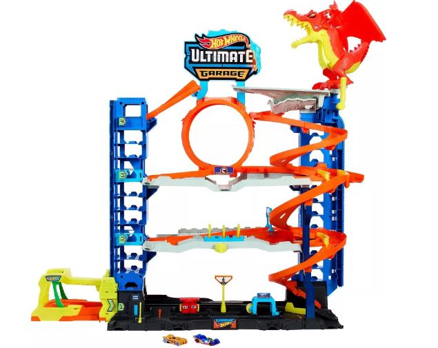 HOT WHEELS CITY ULTIMATE GARAGE - SUPER GARAGE - DRAGON - Toyworld Frankston