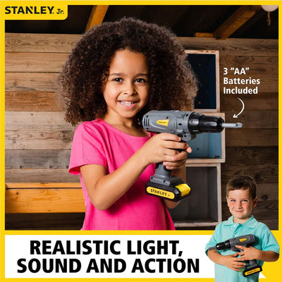 STANLEY JR POWER DRILL BATTERY OPERATED - Toyworld Frankston