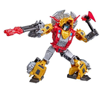 TRANSFORMERS CYBERVERSE ADVENTURES DELUXE FIGURE -  DINOBOT SLUG - Toyworld Frankston