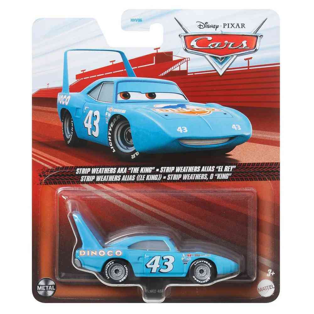 DISNEY CARS ON THE ROAD DIECAST ASSORTED SINGLES - STRIP WEATHERS AKA -THE KING - Toyworld Frankston