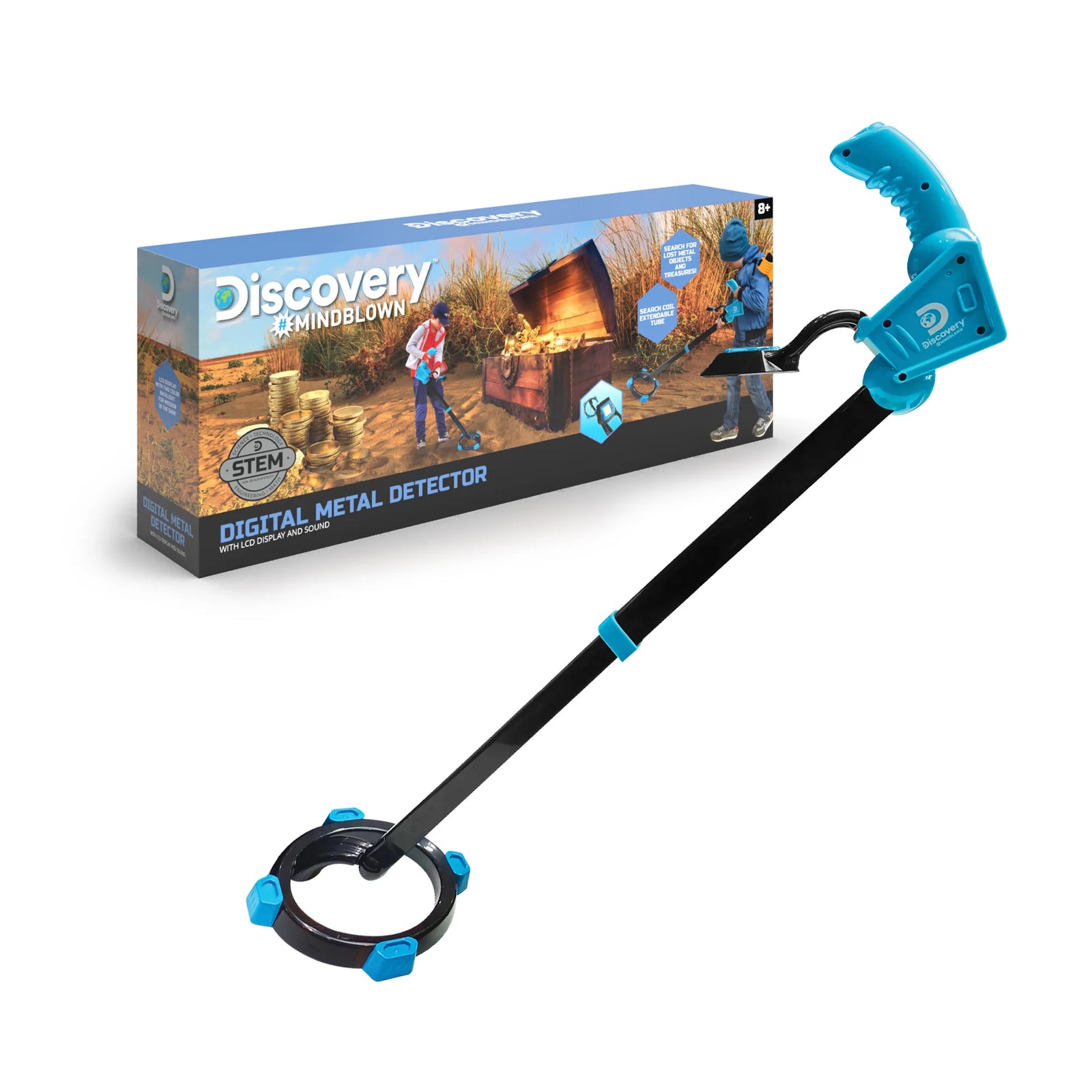 DISCOVERY MINDBLOWN - KIDS METAL DETECTOR WITH LCD DISPLAY AND SOUND - Toyworld Frankston