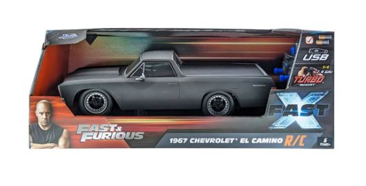 JADA FAST AND FURIOUS 1967 CHEVROLET EL CAMINO RC CAR - Toyworld Frankston