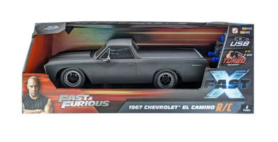 JADA FAST AND FURIOUS 1967 CHEVROLET EL CAMINO RC CAR - Toyworld Frankston
