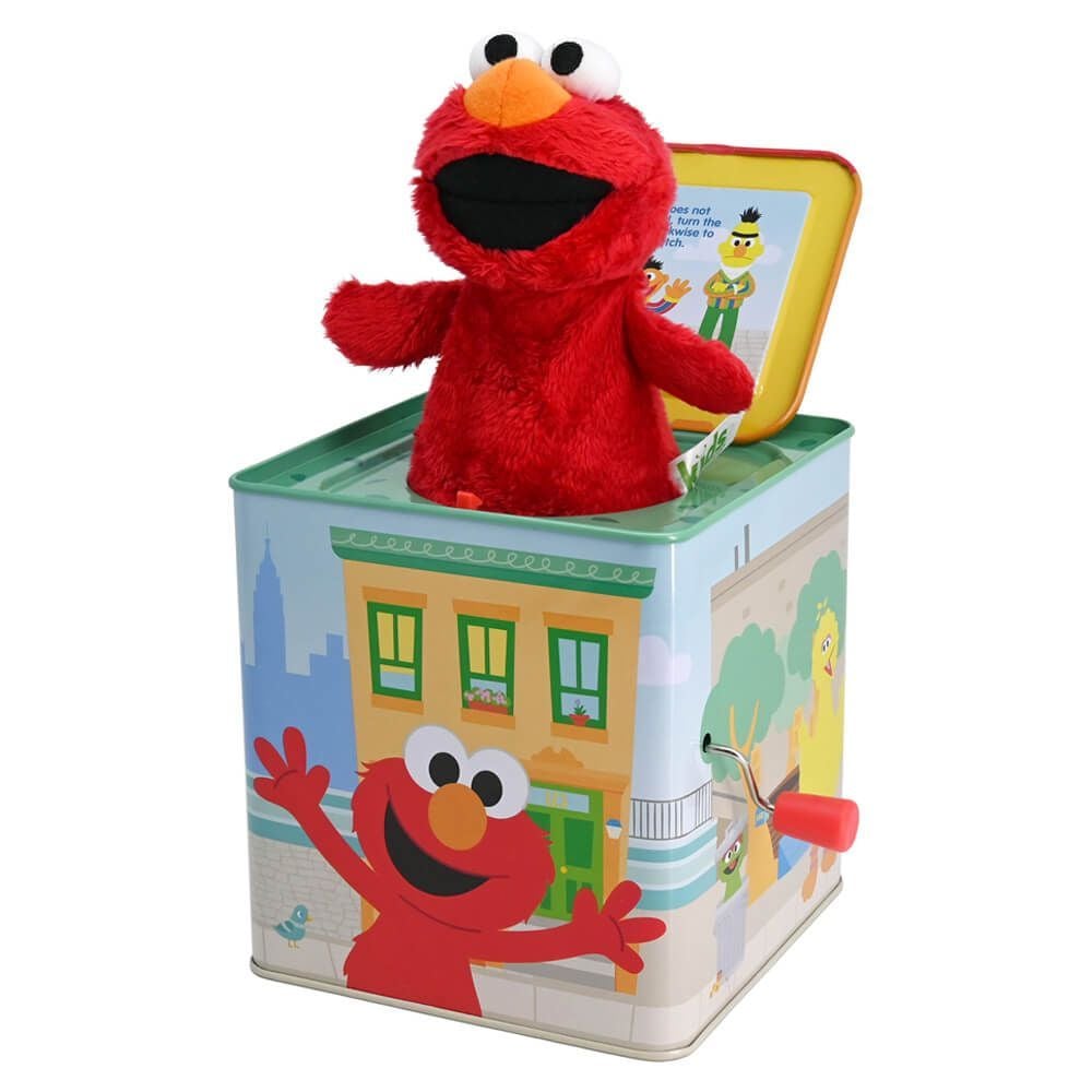 JACK IN THE BOX - SESAME STREET - ELMO - Toyworld Frankston