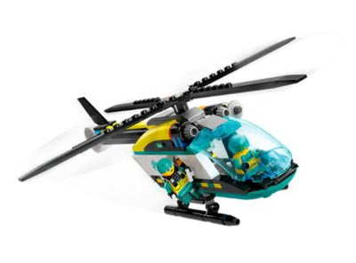 LEGO 60405 EMERGENCY RESCUE HELICOPTER - Toyworld Frankston