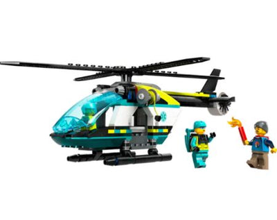 LEGO 60405 EMERGENCY RESCUE HELICOPTER - Toyworld Frankston
