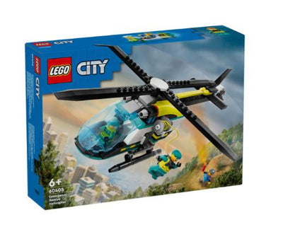 LEGO 60405 EMERGENCY RESCUE HELICOPTER - Toyworld Frankston