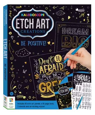 ETCH ART CREATIONS BE POSITIVE - Toyworld Frankston