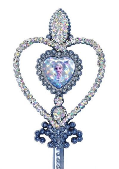 PINK POPPY - DISNEY FROZEN ELSA GLITTER HEART WAND - Toyworld Frankston