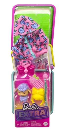 BARBIE EXTRA FASHION ACCESSORIES - PURPLE LAMB - Toyworld Frankston