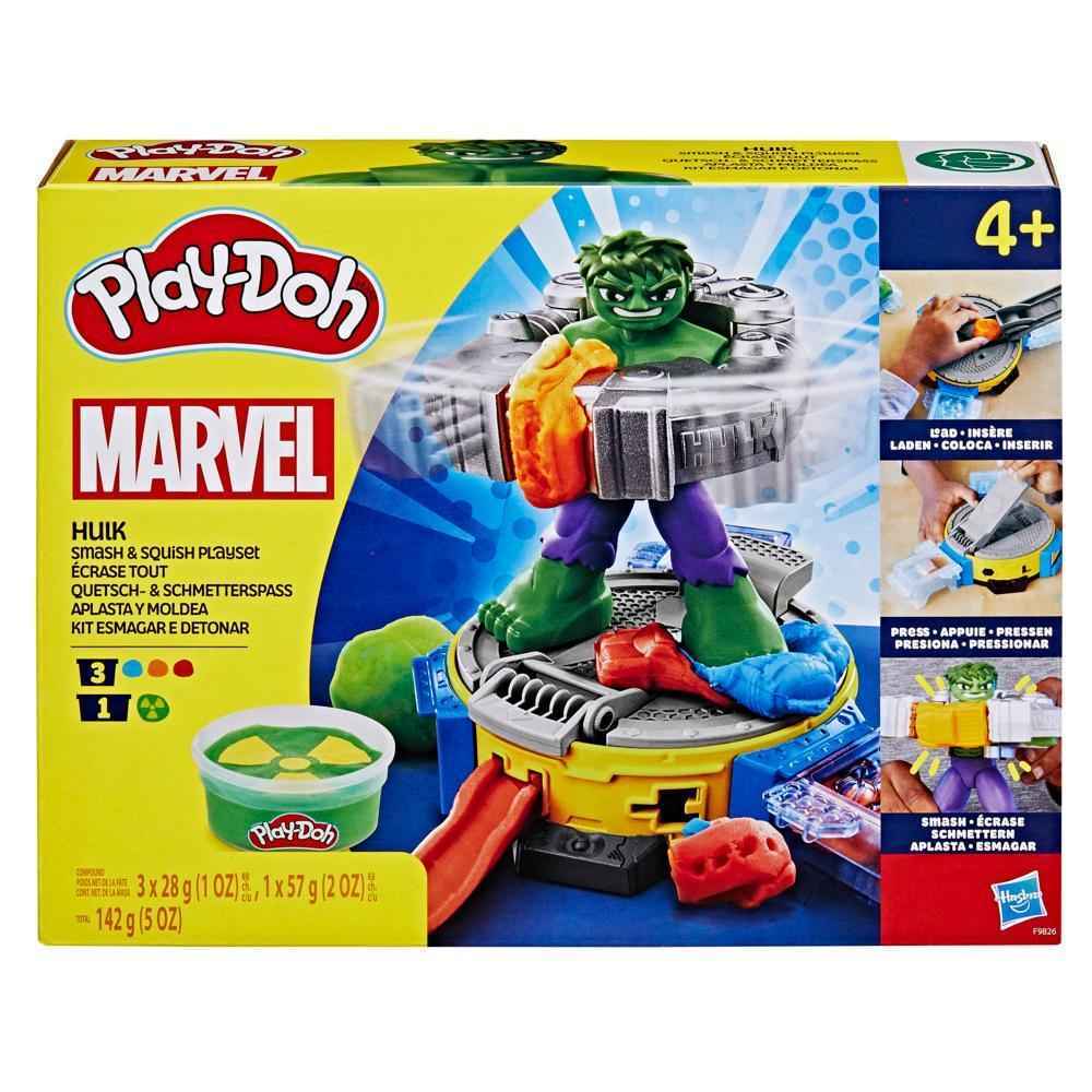 PLAY-DOH MARVEL HULK SMASH & SQUISH PLAYSET - Toyworld Frankston