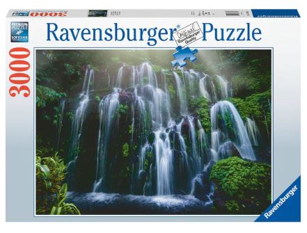 RAVENSBURGER - WATERFALL RETREAT BALI PUZZLE 3000PC - Toyworld Frankston