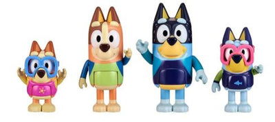 BLUEY FIGURE PACK - FAMILY BEACH DAY - Toyworld Frankston
