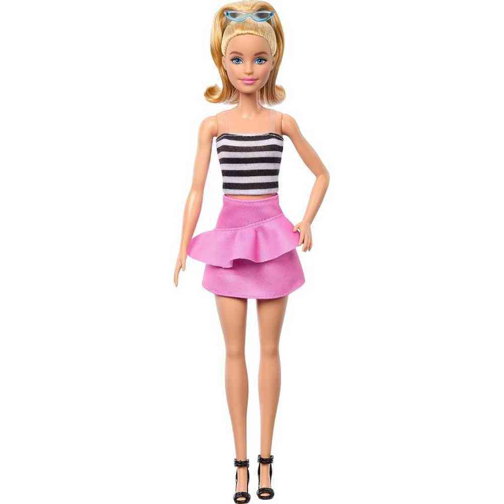 BARBIE FASHIONISTA DOLL 65TH ANNIVERSARY 213 STRIPE TOP