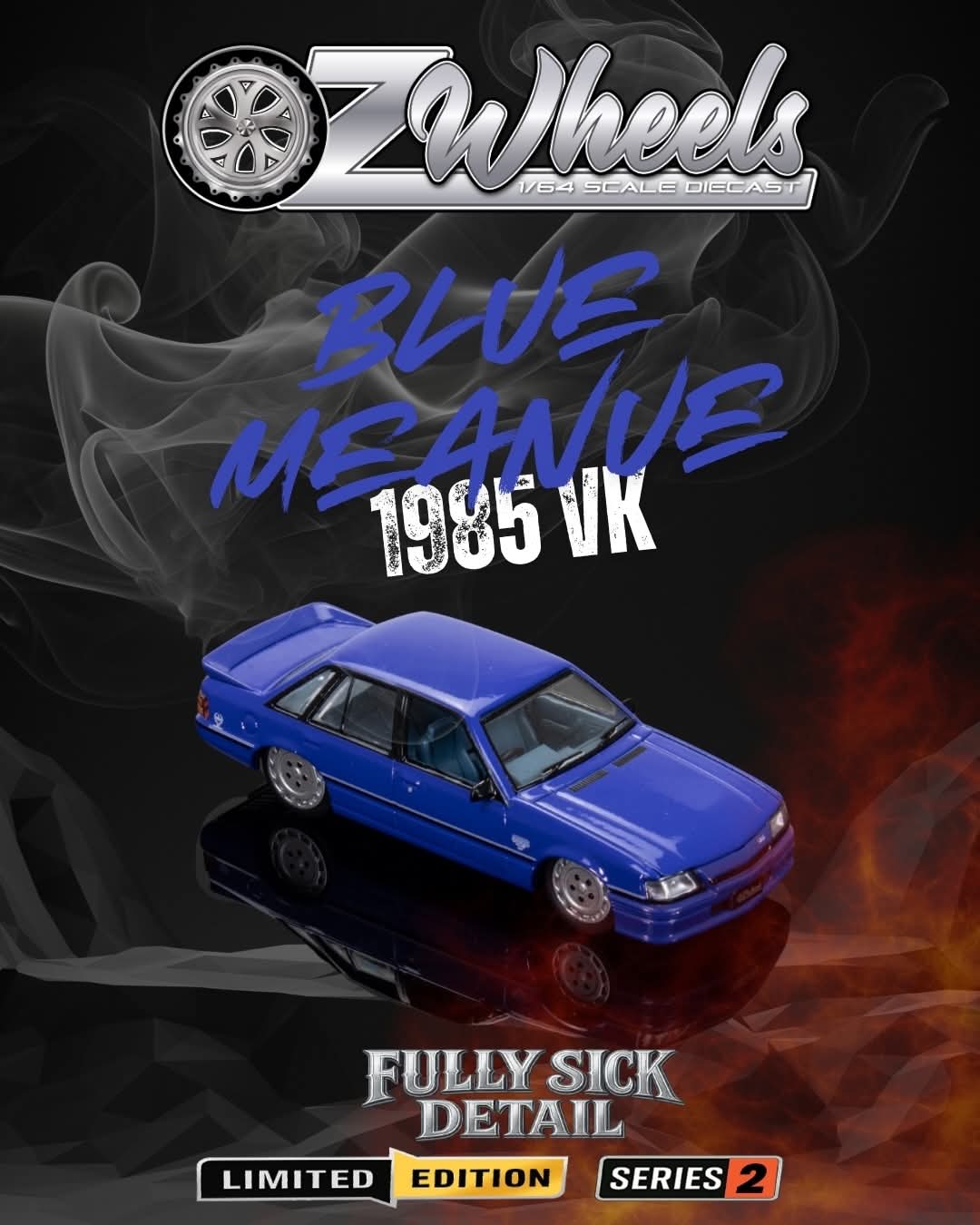 OZ WHEELS - BLUE MEANIE 1985 VK COMMODORE - Toyworld Frankston