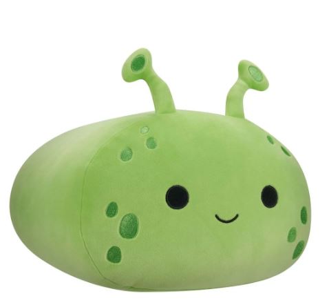 SQUISHMALLOWS - 12 INCH STACKABLE PLUS - FINN THE GREEN ALIEN - Toyworld Frankston