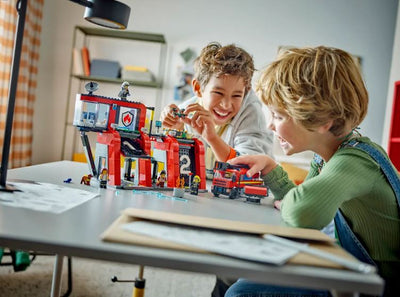 LEGO 60414 FIRE STATION WITH FIRE TRUCK
