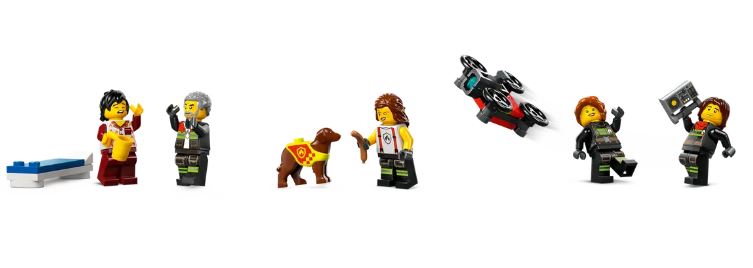 LEGO 60414 FIRE STATION WITH FIRE TRUCK