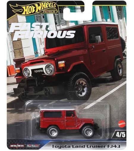 HOT WHEELS PREMIUM FAST & FURIOUS - TOYOTA LAND CRUISER FJ43 - Toyworld Frankston
