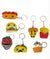 SQUISHY FOOD KEYCHAIN - VARIOUS DESIGNS