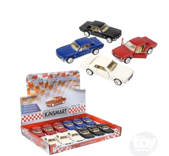 KINSMART 1964 FORD MUSTANG PULL BACK - Toyworld Frankston
