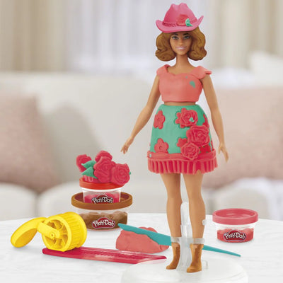 PLAY-DOH BARBIE - FLORALS AND FRINGE