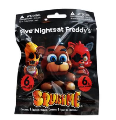 FIVE NIGHTS AT FREDDYS 2.5INCH SQUISHMEE ASSORT - Toyworld Frankston