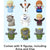 FISHER PRICE LITTLE PEOPLE - DISNEY 100 YEARS - FROZEN CARRY ALONG CASTLE CASE - Toyworld Frankston