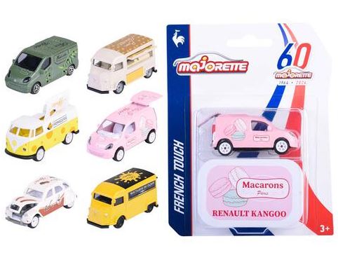 MAJORETTE FRENCH TOUCH DELUXE CARS 6 ASSORTMENT - Toyworld Frankston