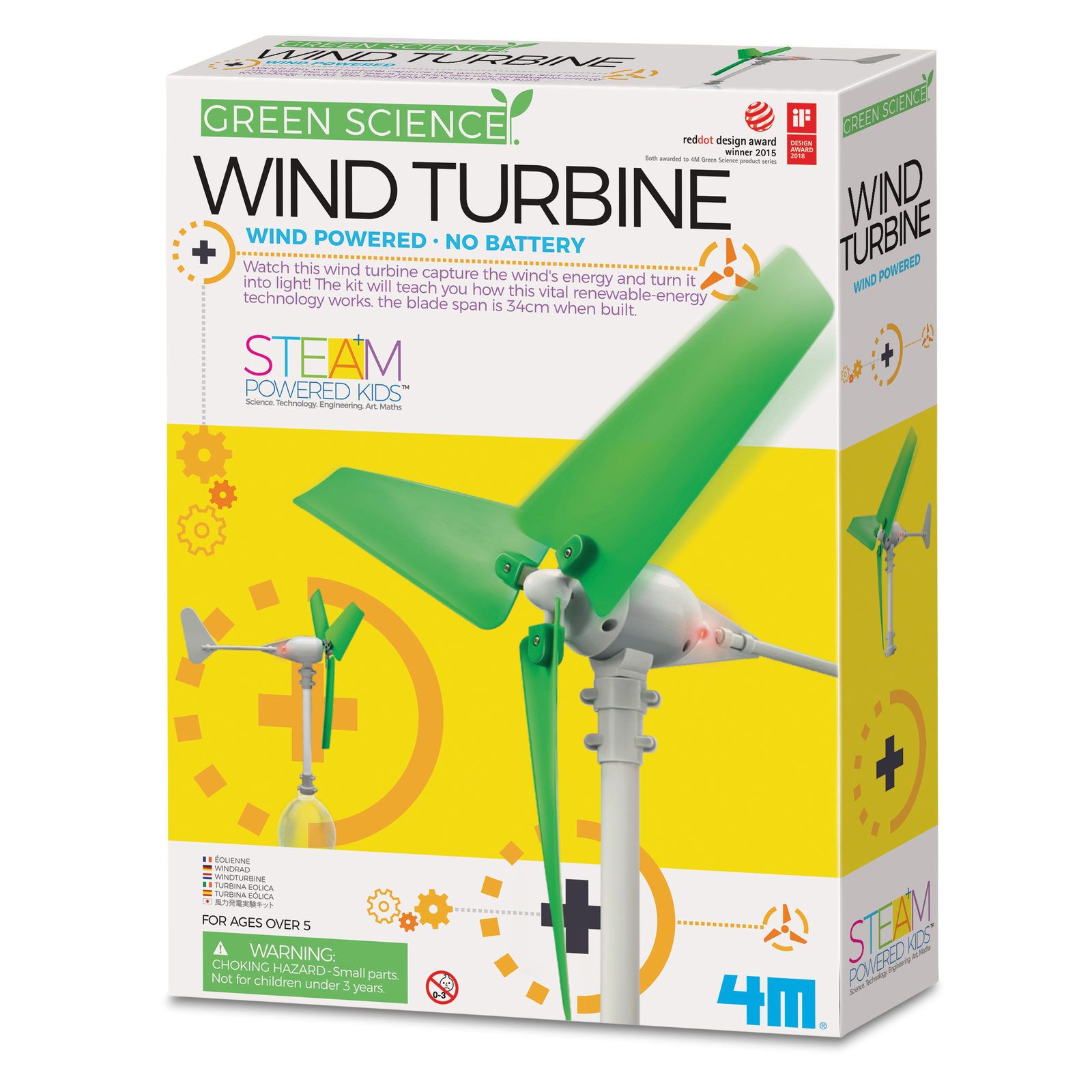 4M GREEN SCIENCE - WIND TURBINE - Toyworld Frankston