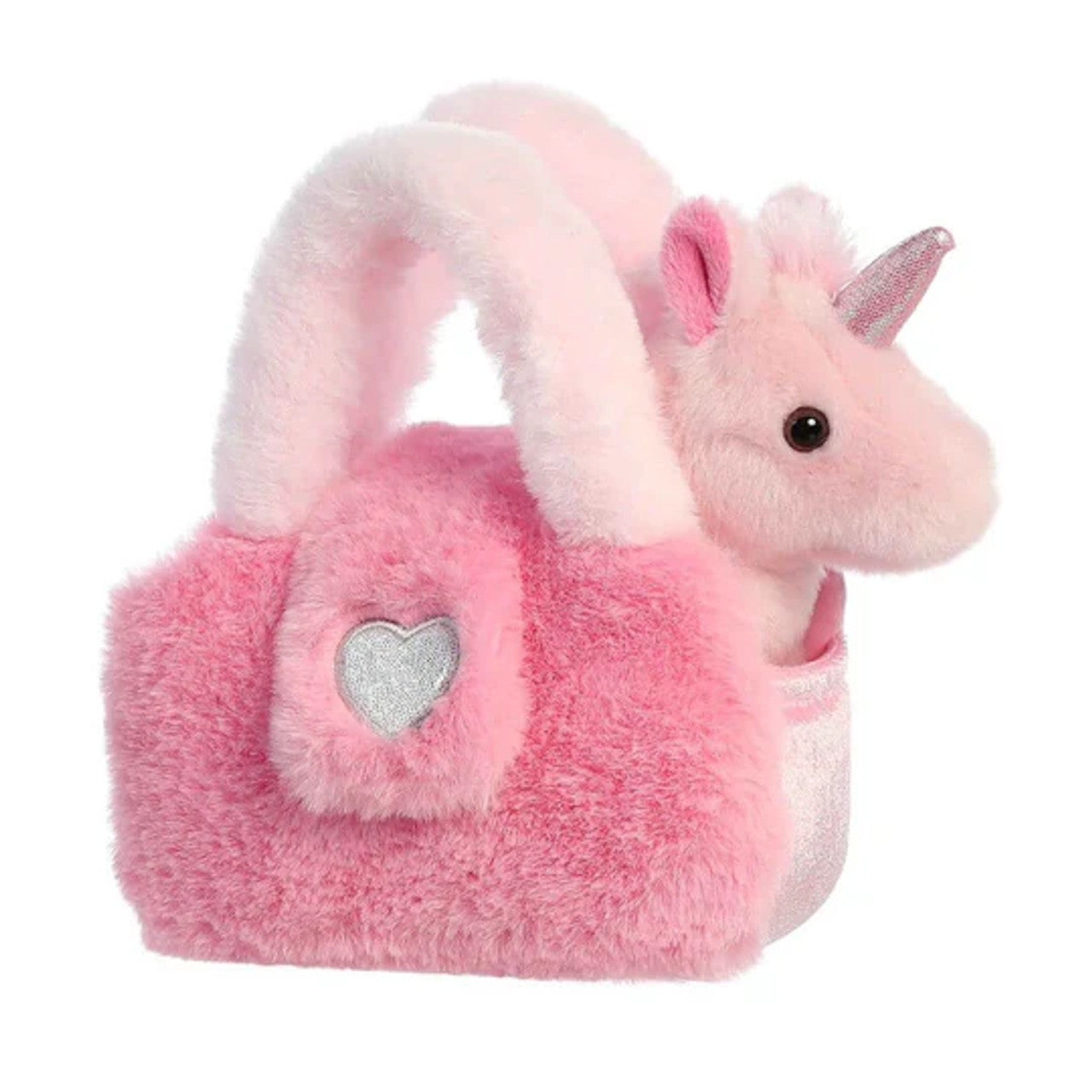 FANCY PALS FURRY BAG WITH UNICORN - Toyworld Frankston