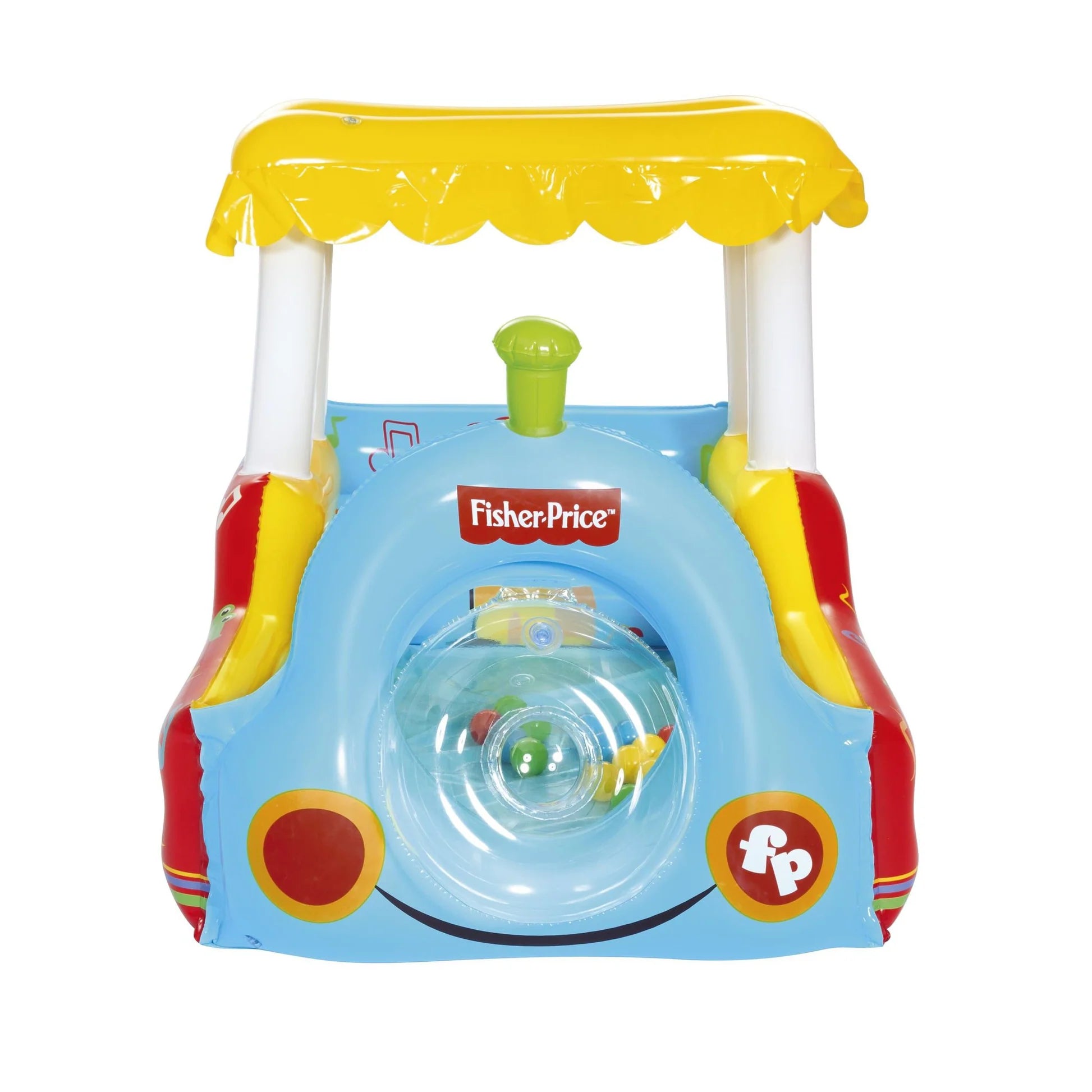 FISHER PRICE INFLATABLE TRAIN BALL PIT - Toyworld Frankston