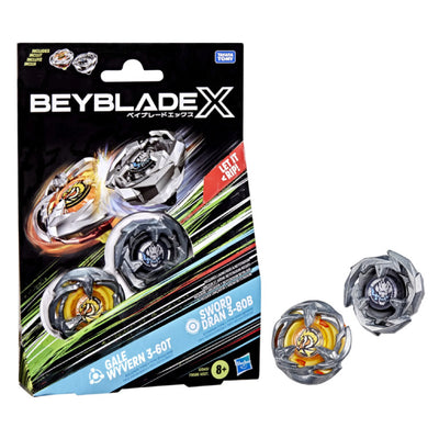 BEYBLADE  X DUAL PACK GALE WYVERN 3-60T - SWORD DRAN 3-80B