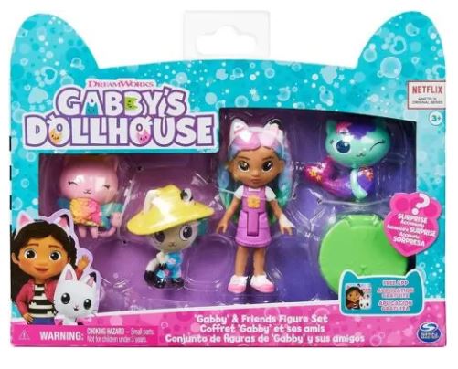 GABBY'S DOLLHOUSE - 'GABBY' AND FRIENDS FIGURE SET - Toyworld Frankston