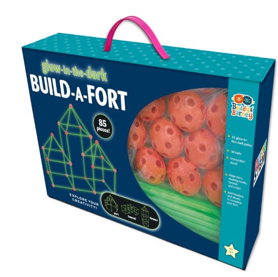 BUDDY AND BARNEY GLOW-IN-THE-DARK BUID A FORT - Toyworld Frankston