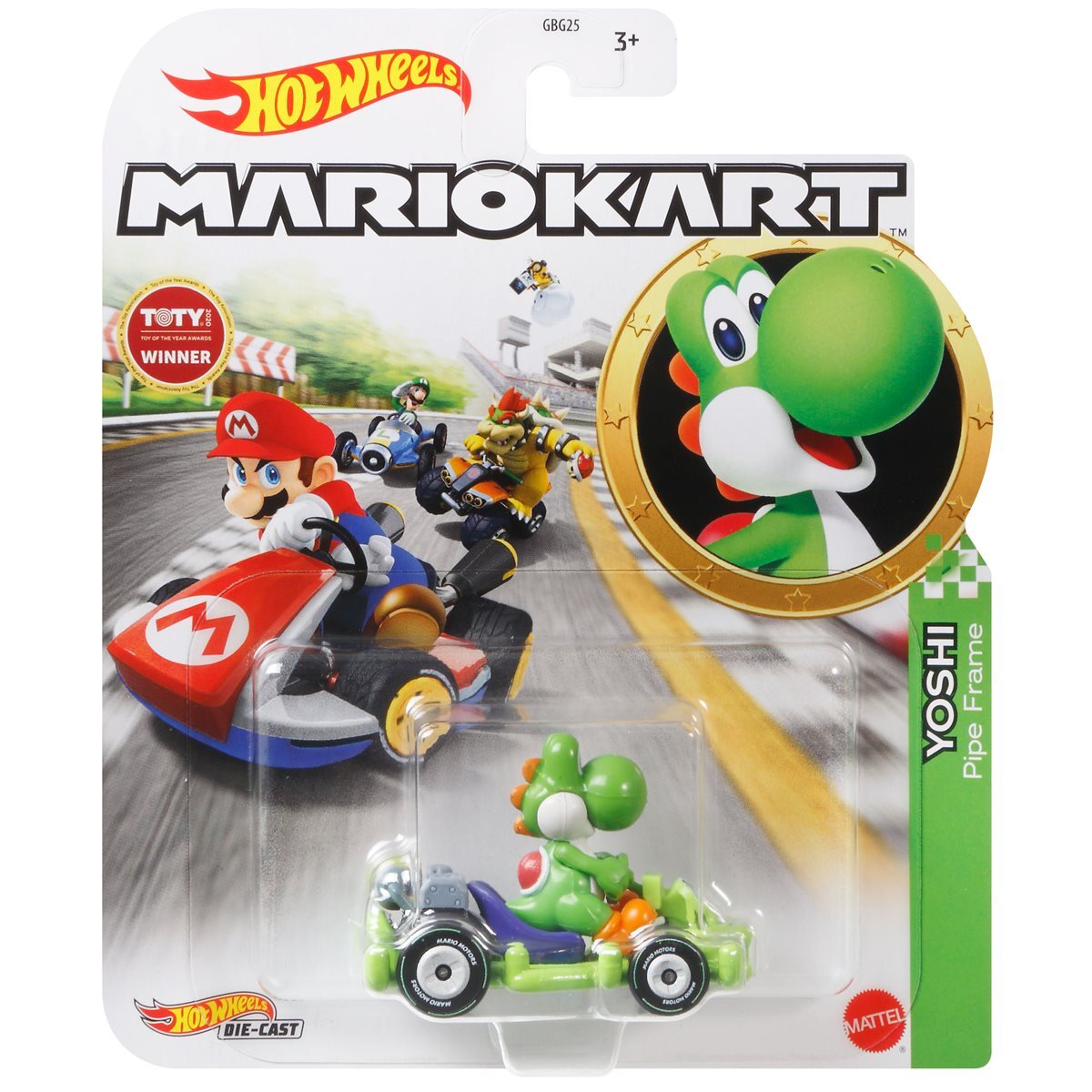 HOT WHEELS MARIO KART ASSORTED - YOSHI - Toyworld Frankston