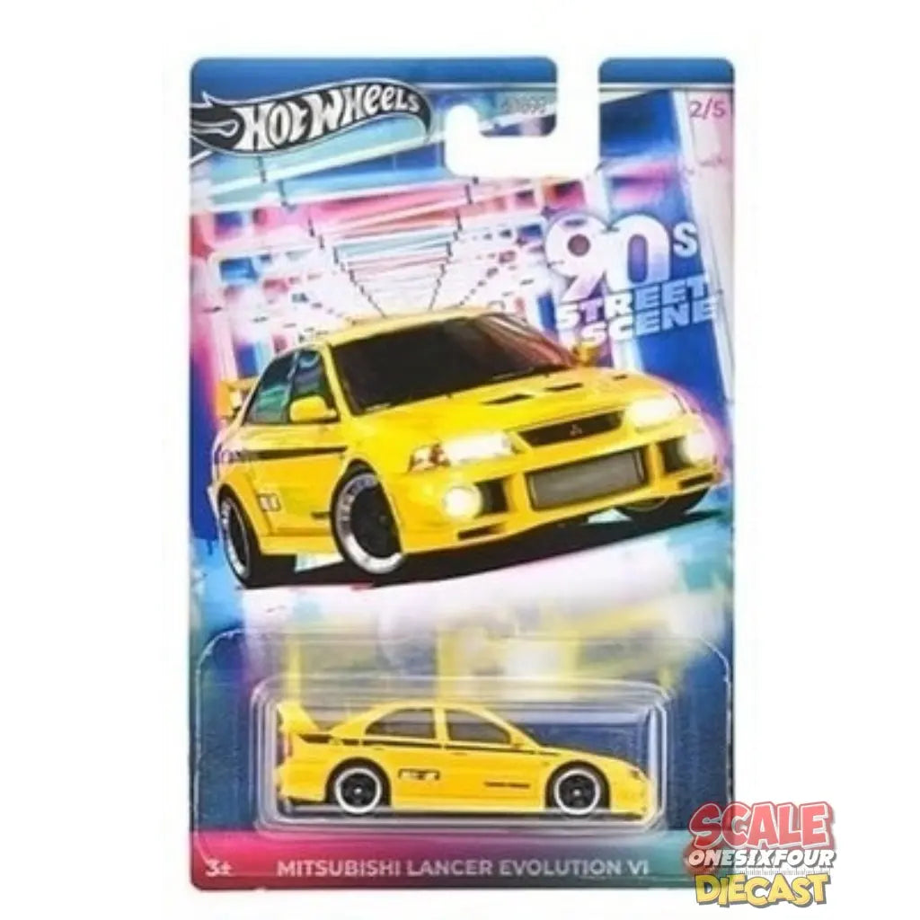 HOT WHEELS 90S STREET SCENE - MITSUBISHI LANCER EVOLUTION VI - Toyworld Frankston