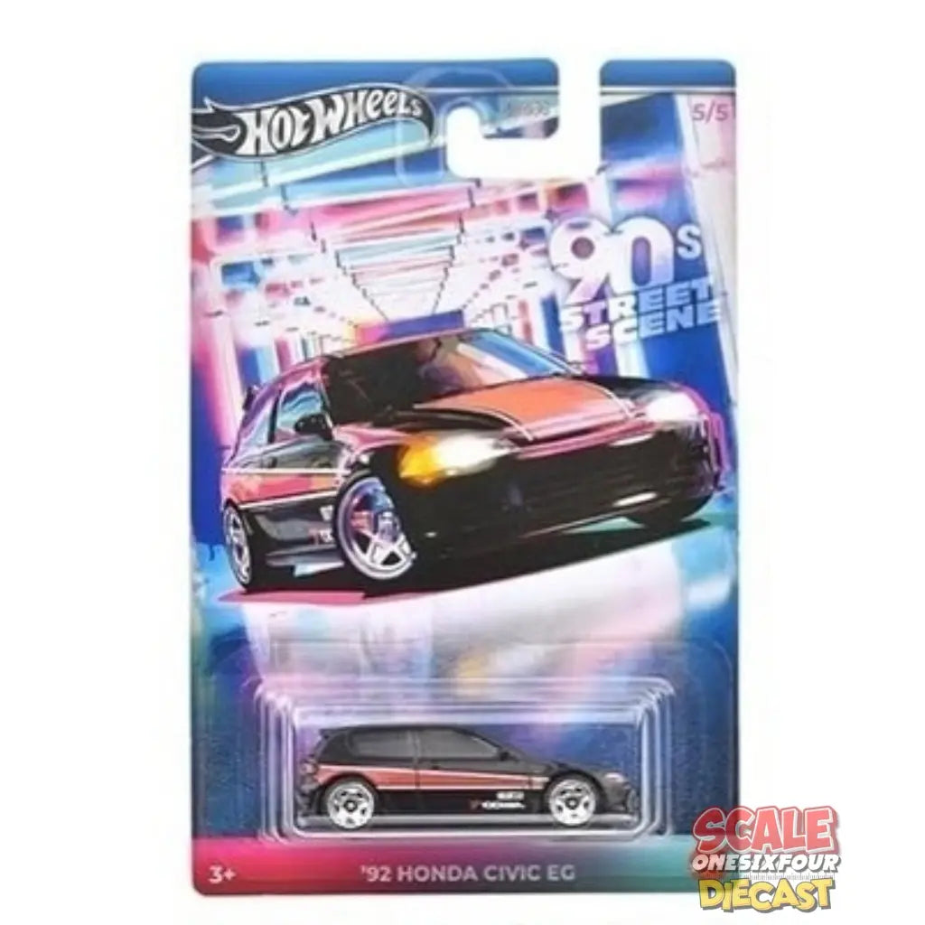 HOT WHEELS 90S STREET SCENE - '92 HONDA CIVIC EG - Toyworld Frankston