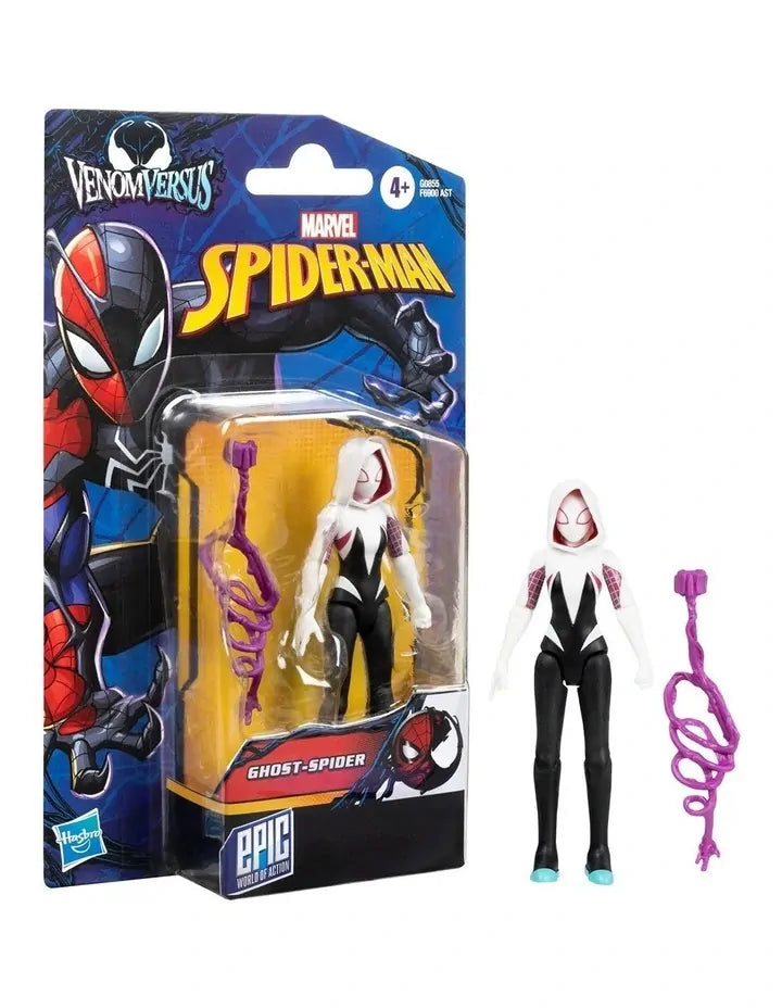 VENOM VERSUS SPIDER-MAN 4 INCH FIGURES - GHOST SPIDER - Toyworld Frankston
