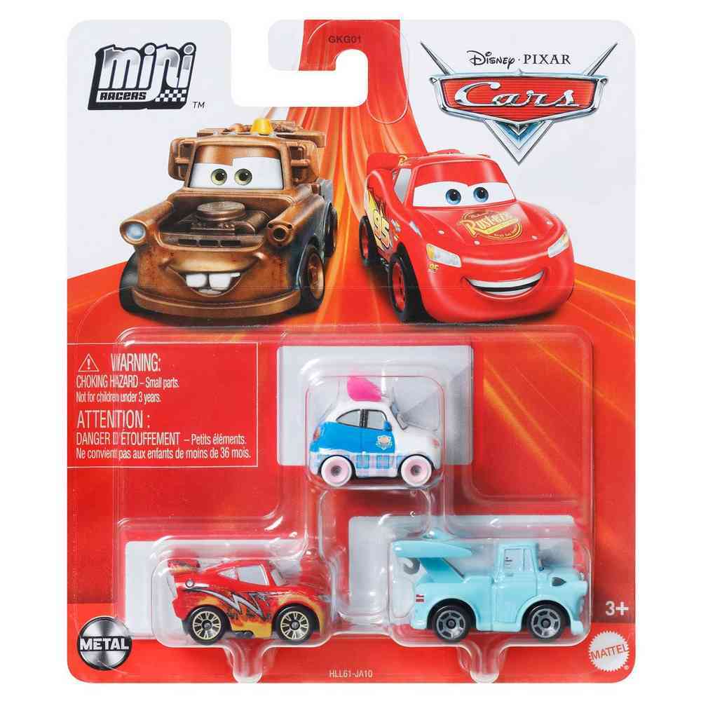 Disney / Pixar Cars On The Road Die Cast Metal Mini  3-Pack - Toyworld Frankston